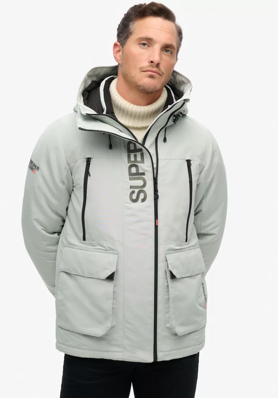 Superdry Outdoorjacke "HOOD ULTIMATE EMB WINDBREAKER", mit Kapuze günstig online kaufen