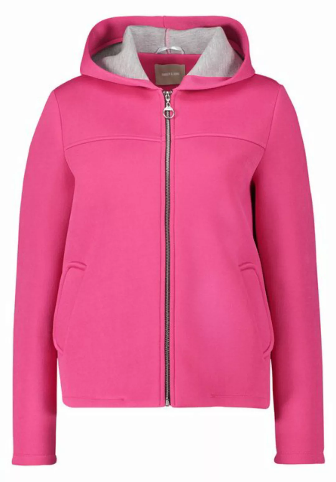 Amber & June Outdoorjacke "Amber & June Übergangsjacke mit Kapuze", mit Kap günstig online kaufen