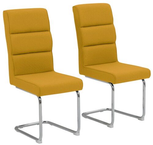 INOSIGN Freischwinger "Lano", Webstoff, im 2er Set, Sitz gepolstert, Gestel günstig online kaufen