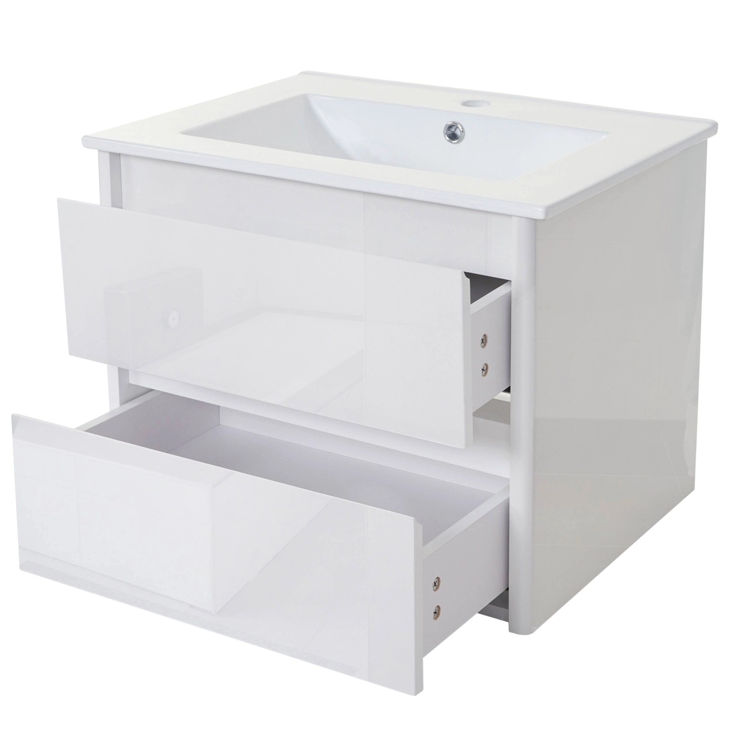 MCW Waschbecken und unterschrank B19 50x60cm Weiß günstig online kaufen