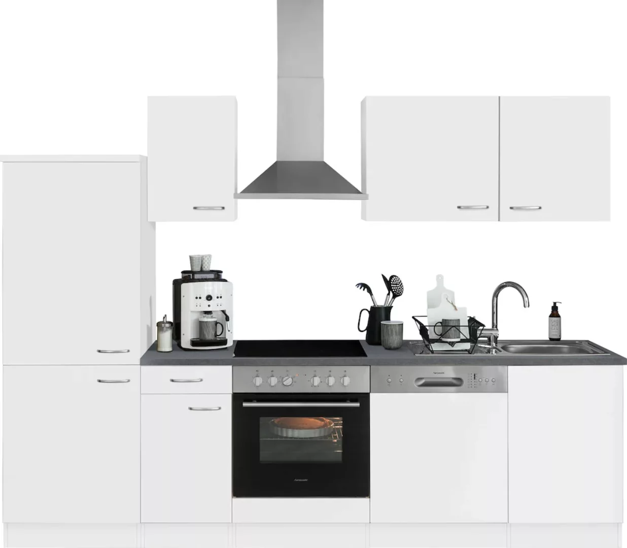 OPTIFIT Küchenzeile "Parare", Breite 210 bzw. 270 cm, mit Hanseatic E-Gerät günstig online kaufen
