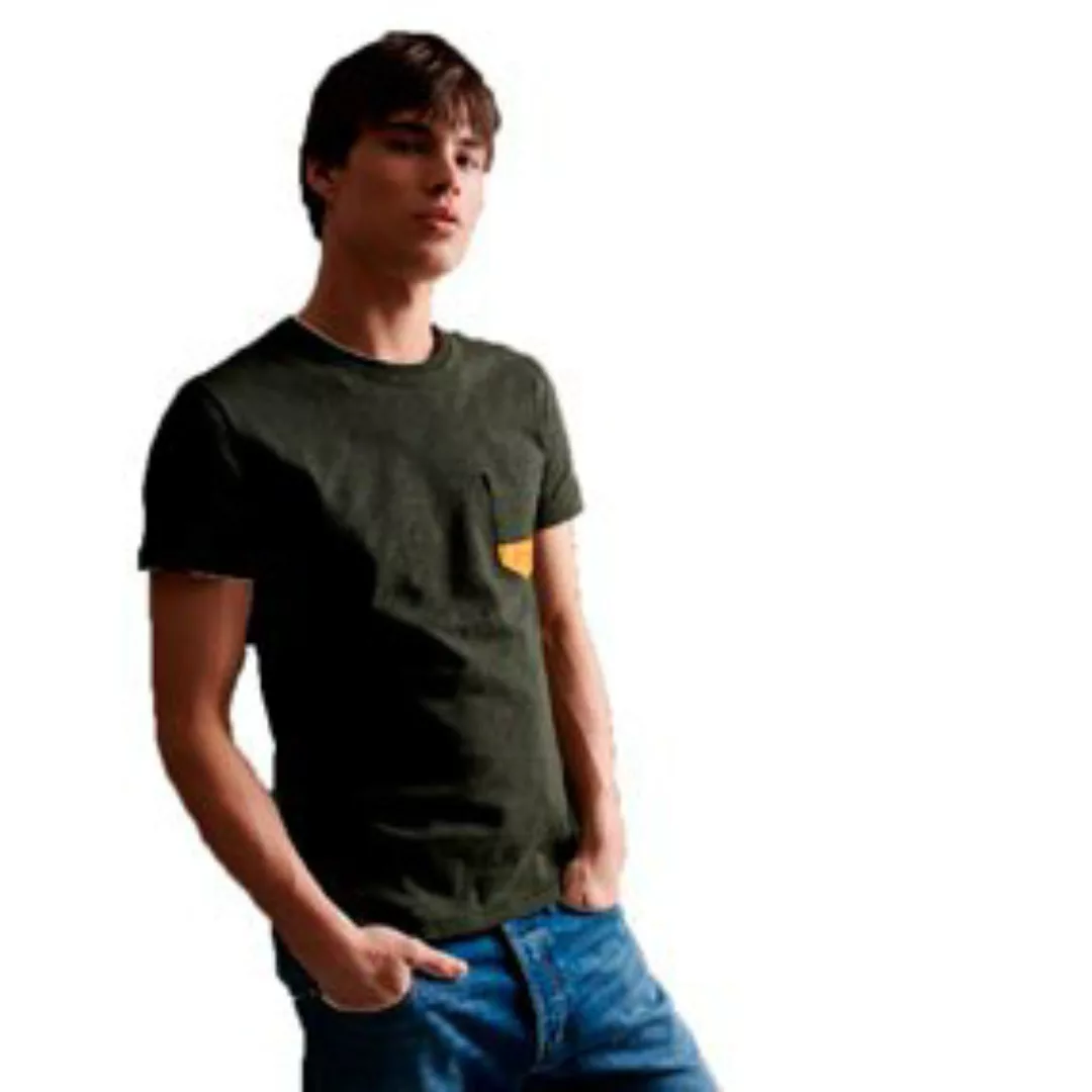 Superdry Surplus Goods Classic Pocket Kurzarm T-shirt XS Surplus Goods Oliv günstig online kaufen