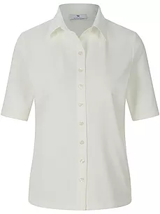 Jersey-Bluse 1/2-Arm Peter Hahn weiss günstig online kaufen