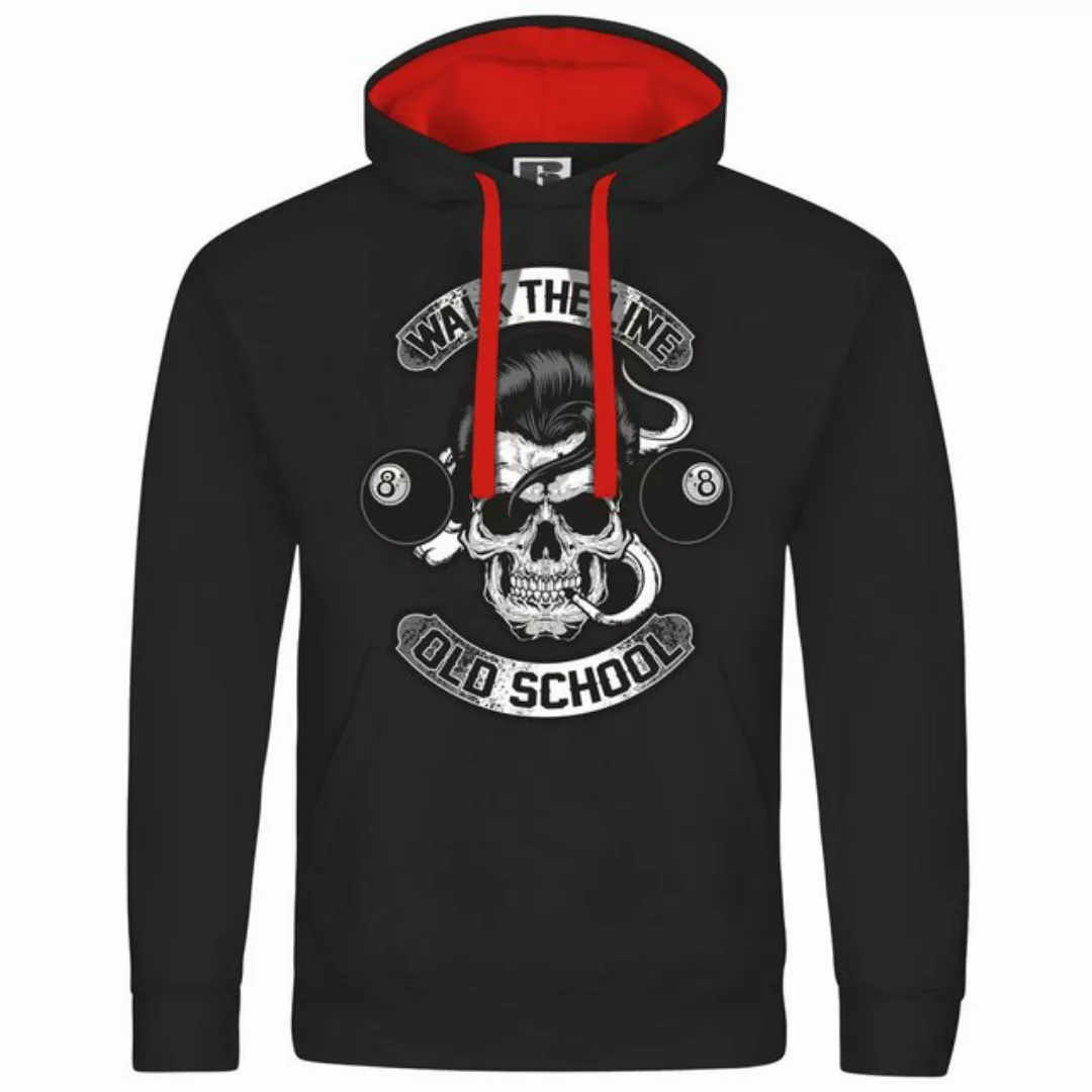 deinshirt Kapuzenpullover Herren Kapuzenpullover Walk the line Mit Print Mo günstig online kaufen