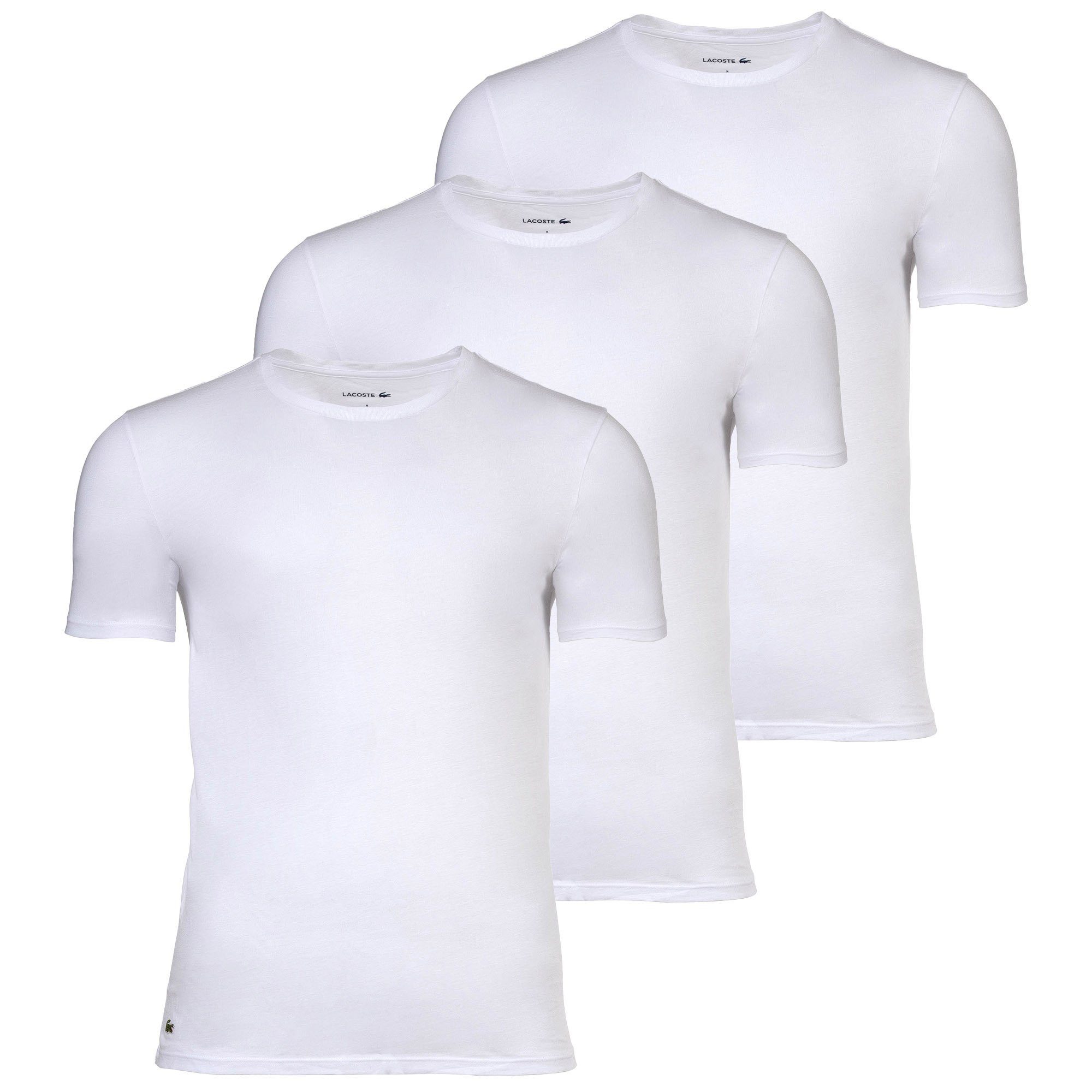 Lacoste 3-er Set T-Shirts Weiß günstig online kaufen