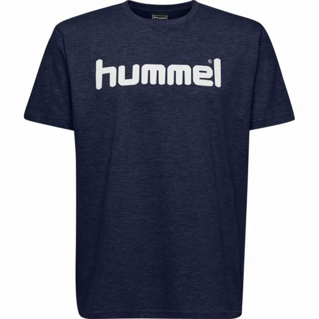 hummel T-Shirt Logo T-Shirt Sport Kurzarm Rundhals Shirt aus Baumwolle HMLG günstig online kaufen