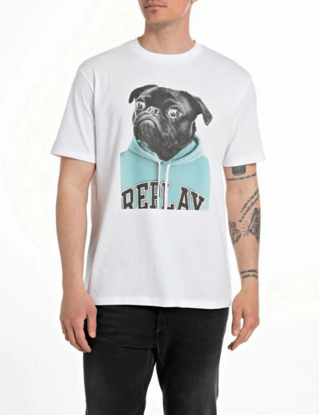 Replay Print-Shirt günstig online kaufen