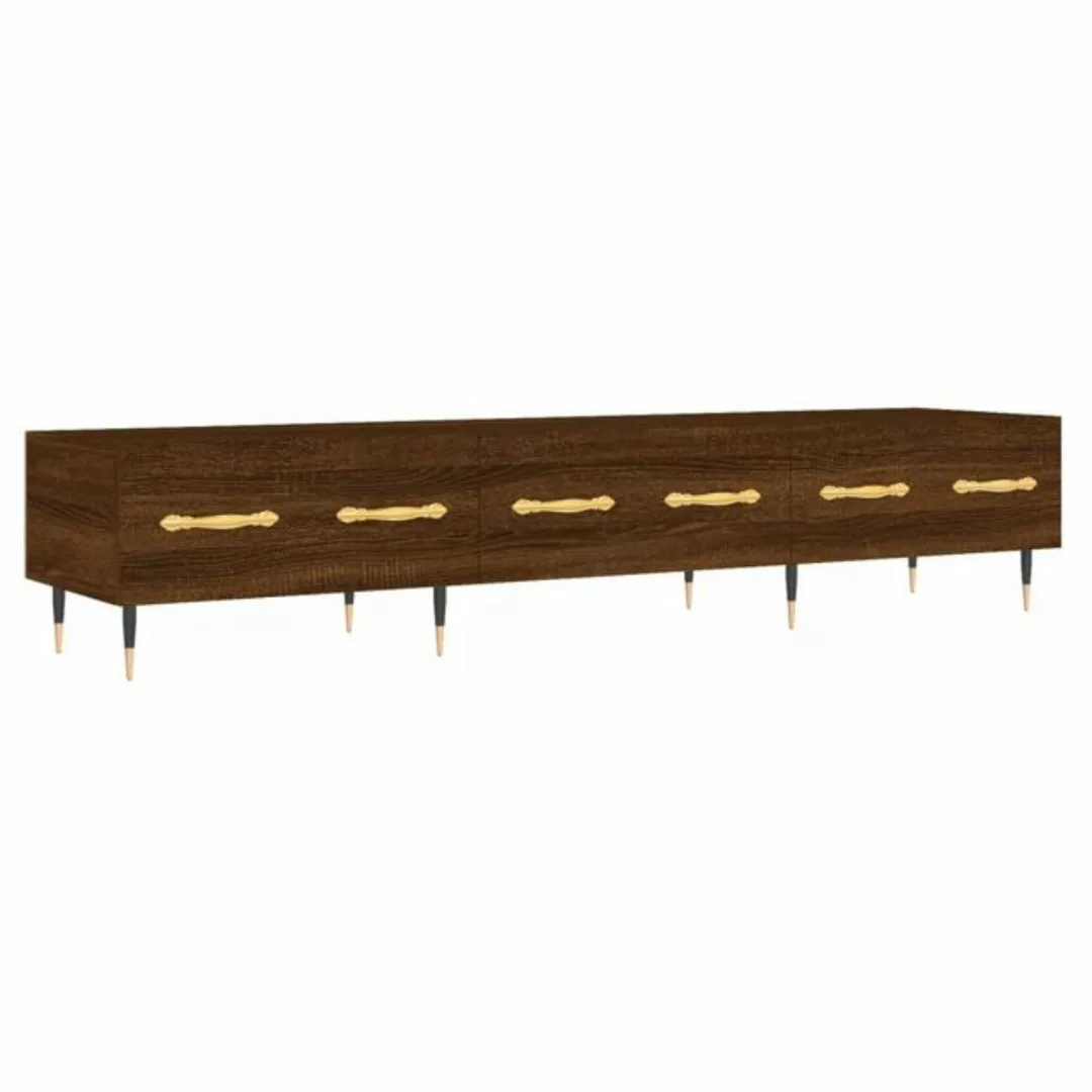 furnicato TV-Schrank Braun Eichen-Optik 150x36x30 cm Holzwerkstoff günstig online kaufen