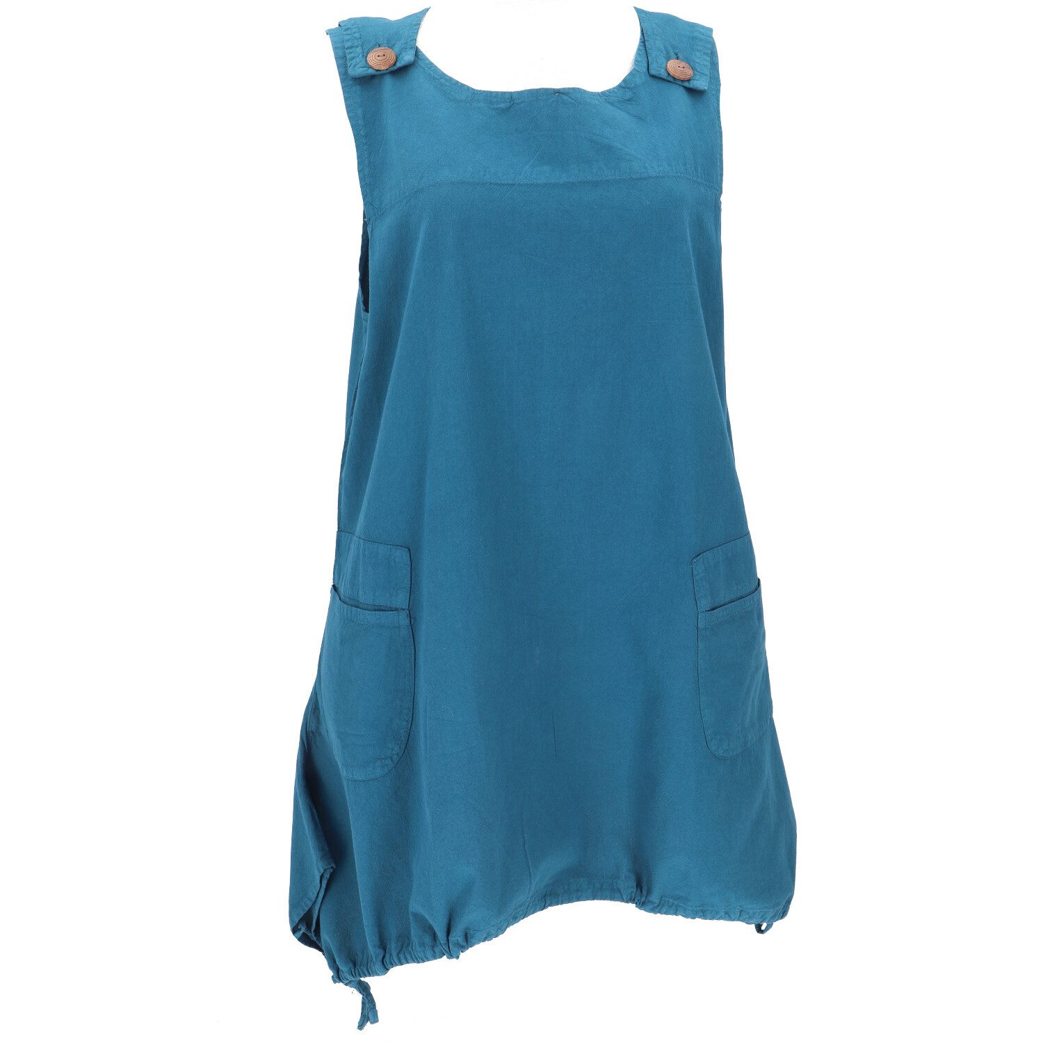 Guru-Shop Midikleid Latzrock, oversize Trägerkleid, Latzkleid,.. günstig online kaufen