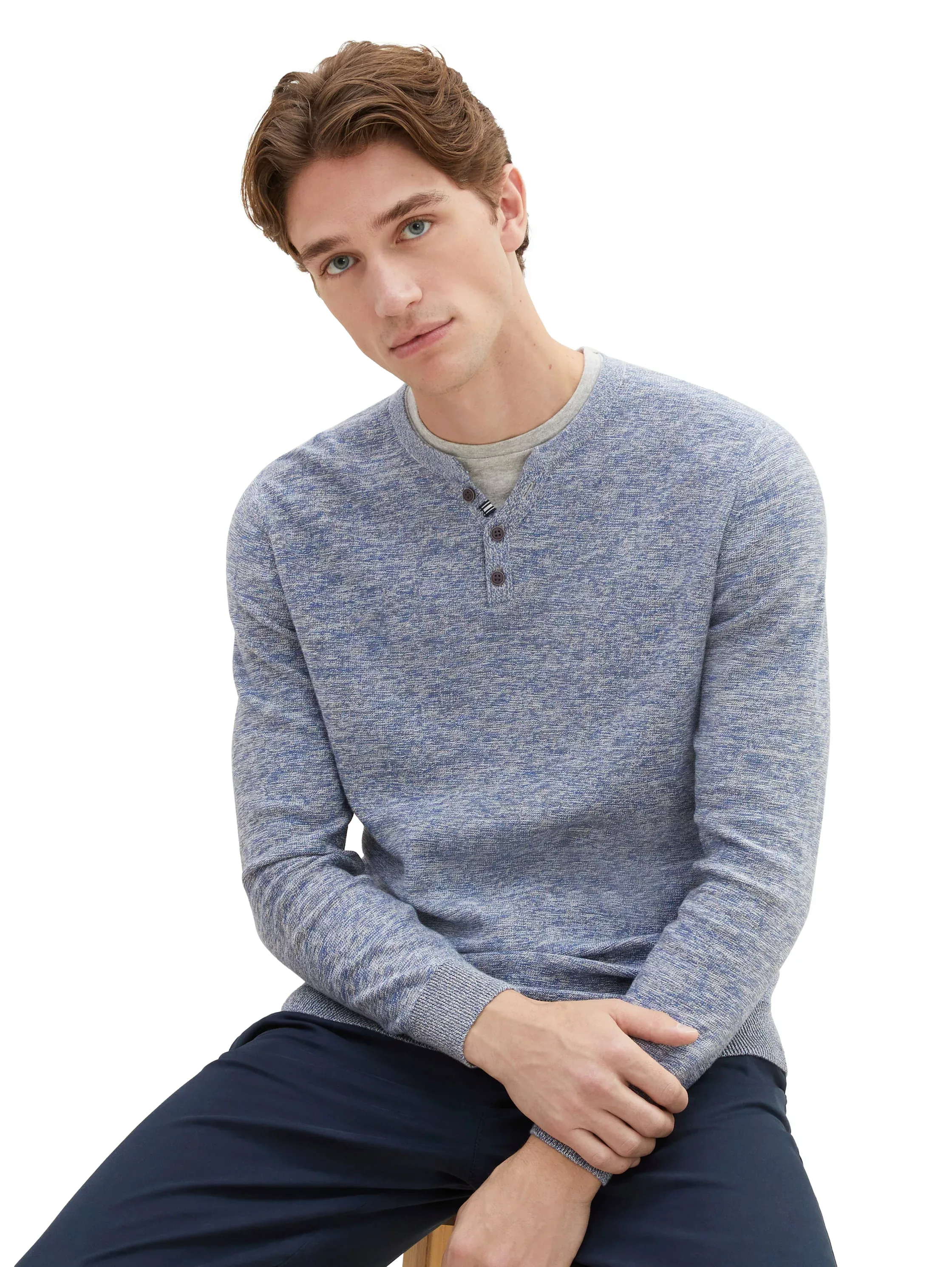 TOM TAILOR 2-in-1-Pullover im 2-in-1-Stil günstig online kaufen