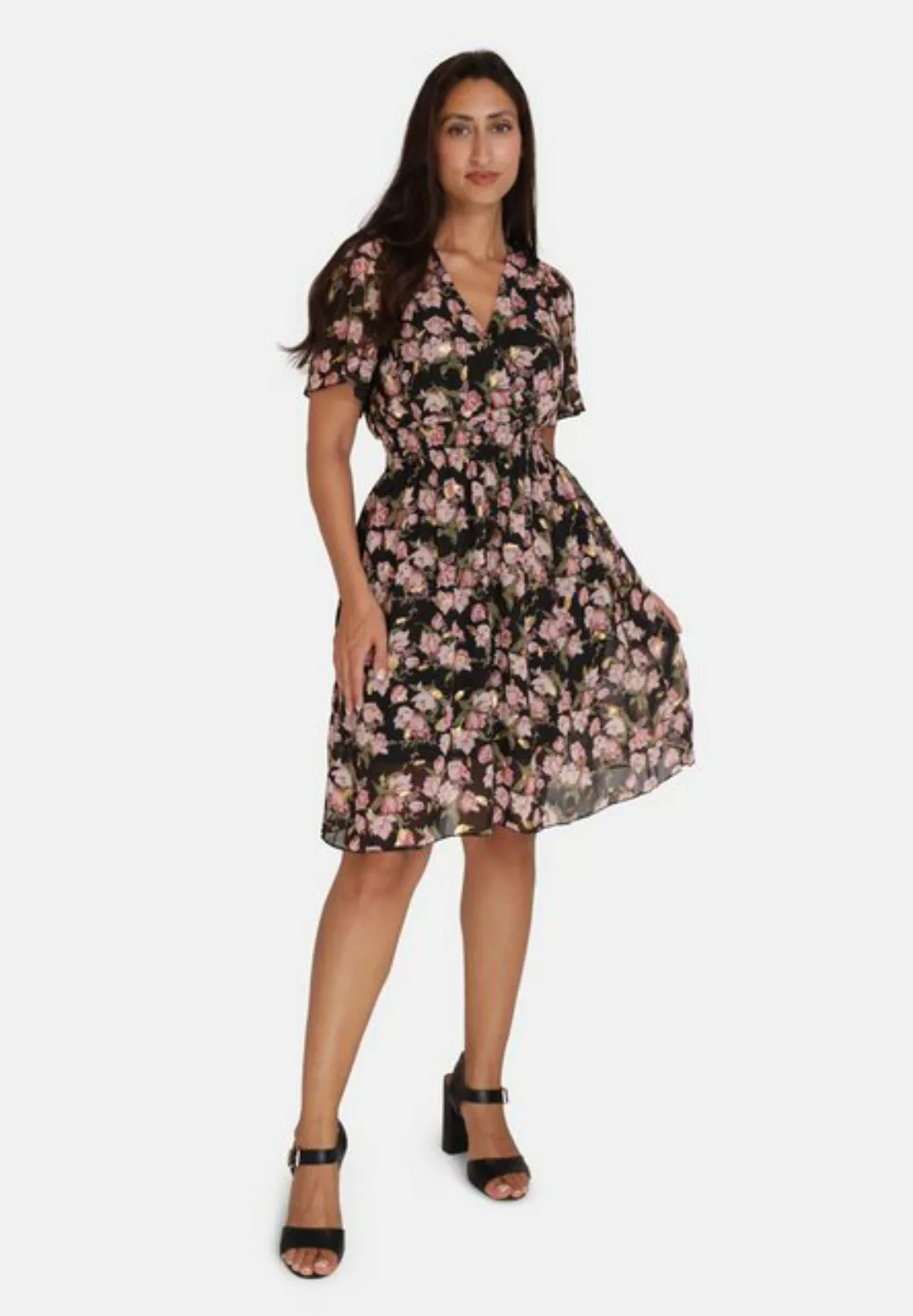 Elara Sommerkleid Elara Damen Sommerblumenkleid (1-tlg) günstig online kaufen