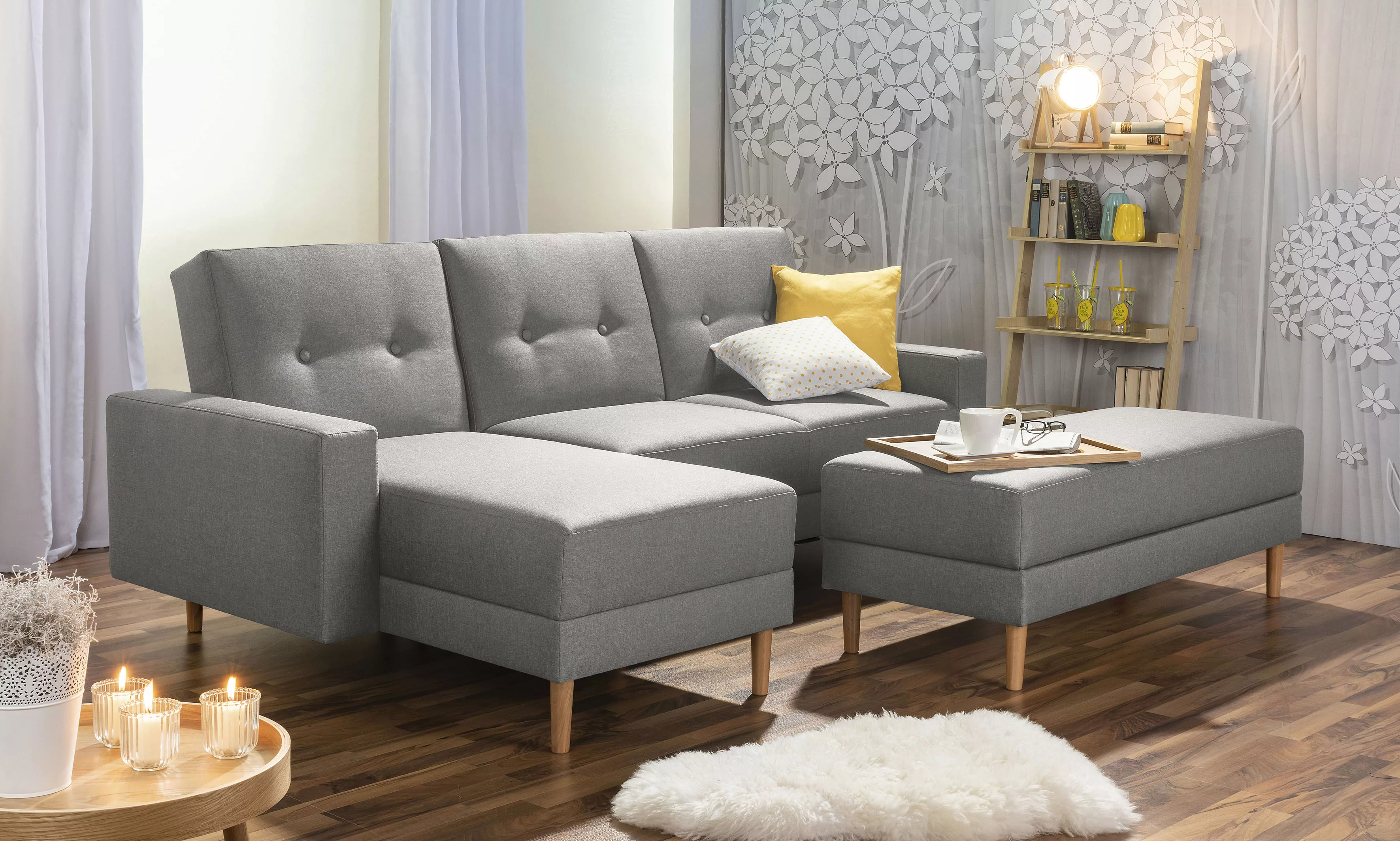 Max Winzer® Ecksofa »Just Chill«, Schlafsofa mit Recamiere, mit Rückenverst günstig online kaufen