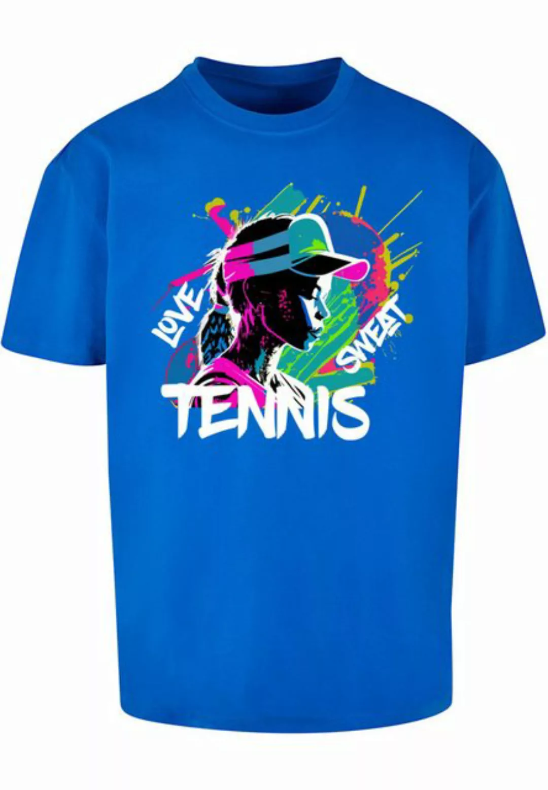 Merchcode T-Shirt Merchcode Herren Tennis Love, Sweat - Heavy Oversize Tee günstig online kaufen