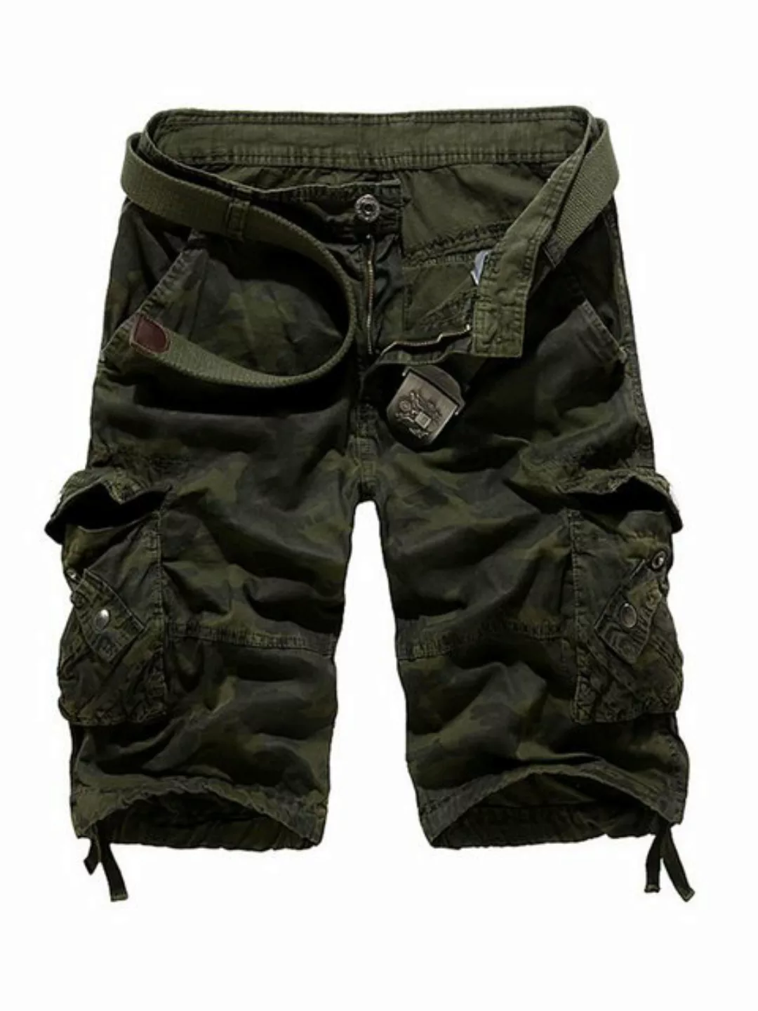 KIKI Shorts Herren-Cargohose mit fünf Taschen günstig online kaufen