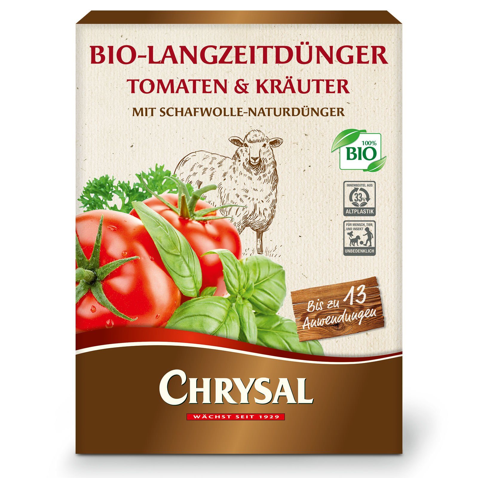 Chrysal Langzeitdünger Bio-Langzeitdünger Tomaten und Kräuter günstig online kaufen