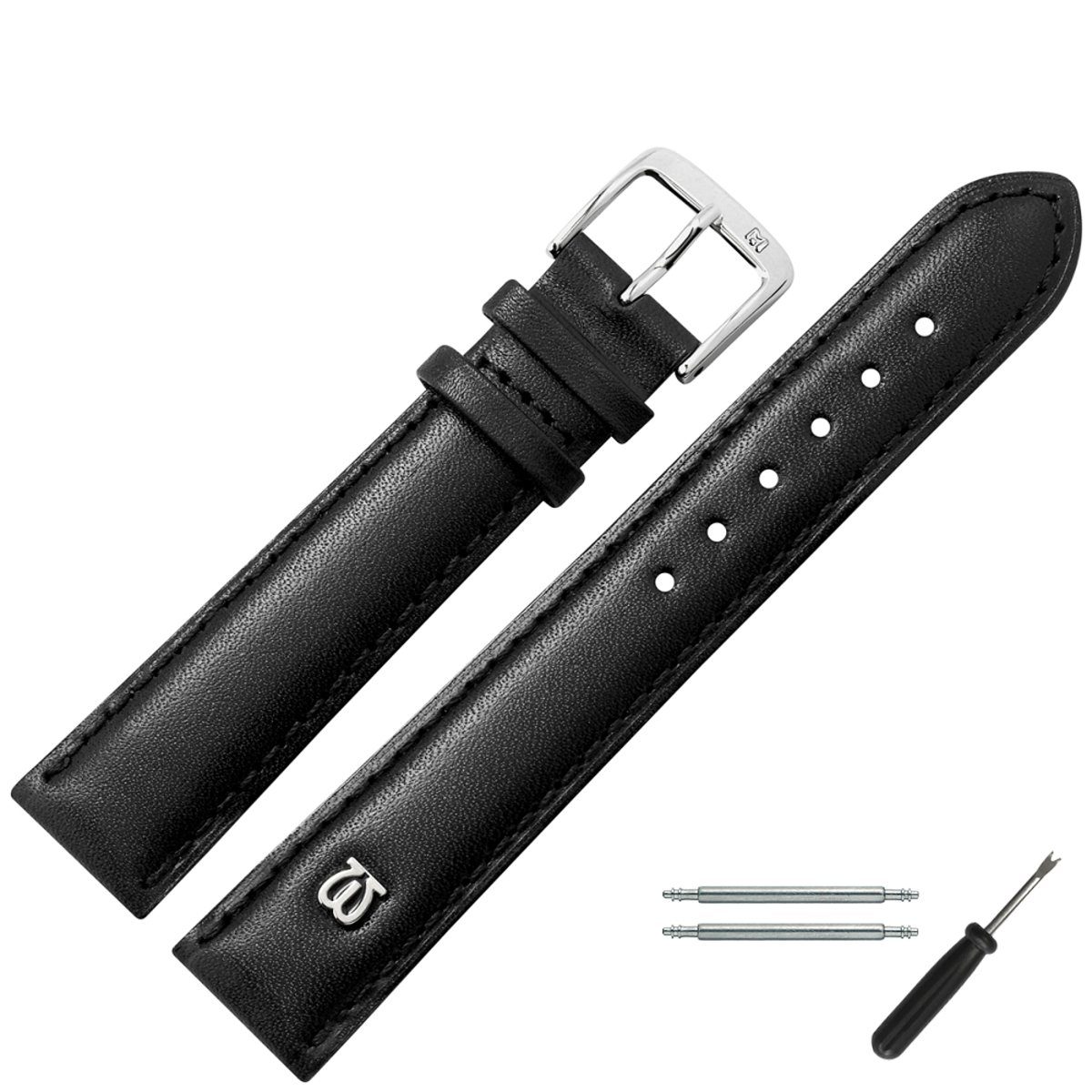 MARBURGER Uhrenarmband 18mm Leder günstig online kaufen