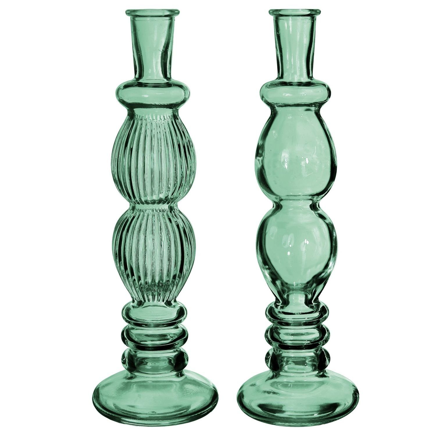 NaDeco Dekovase Glasvase "Florence" in Grün, günstig online kaufen