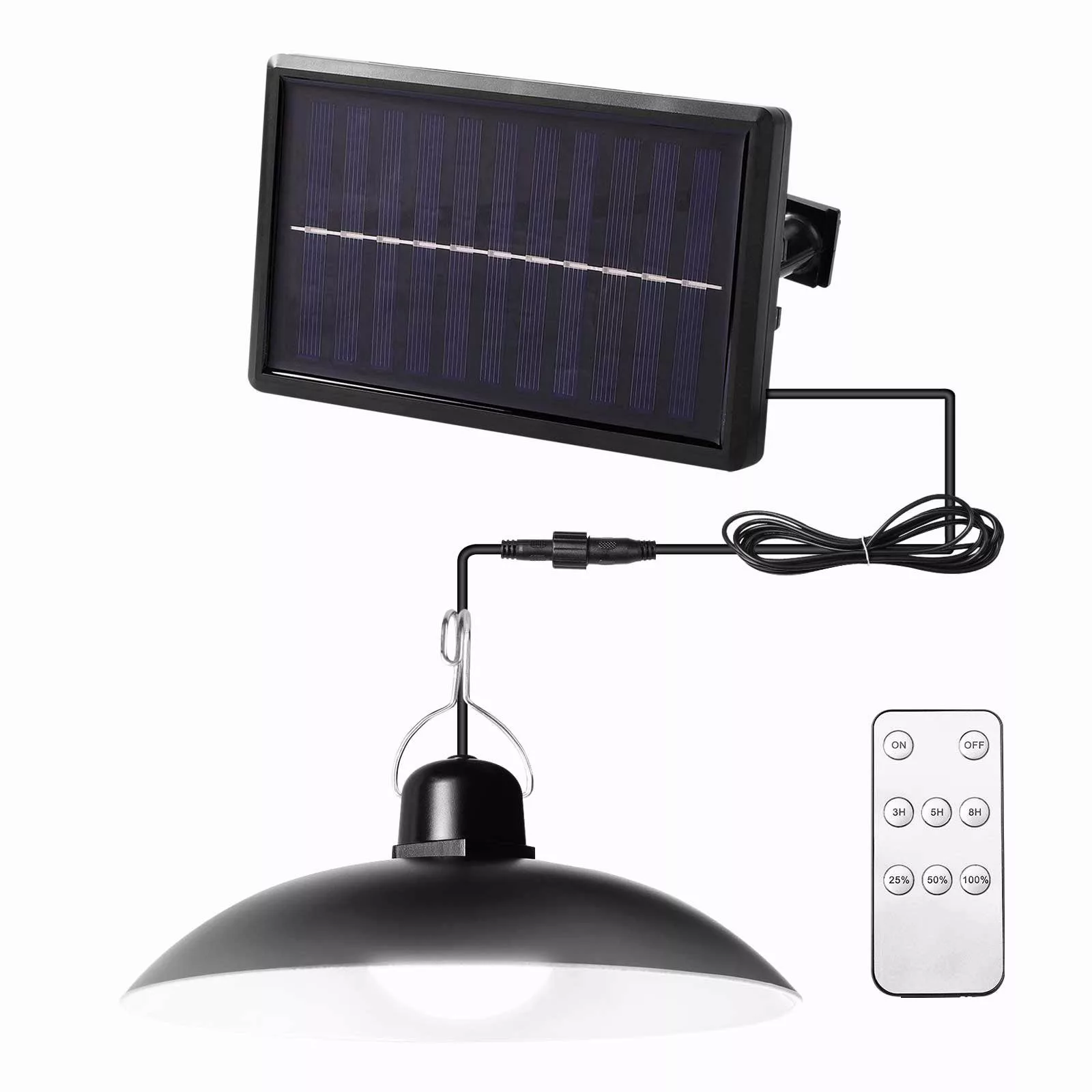 Rosnek LED Außen-Deckenleuchte Solar, Vintage, wasserdicht, günstig online kaufen