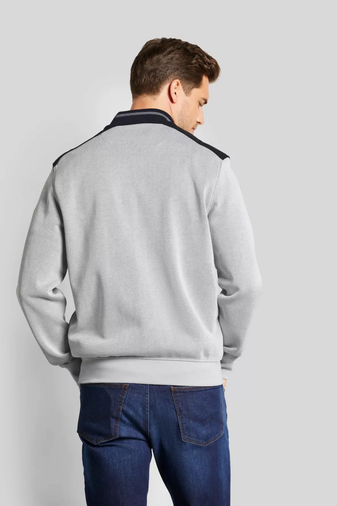 bugatti Sweatjacke, mit Stehkragen günstig online kaufen