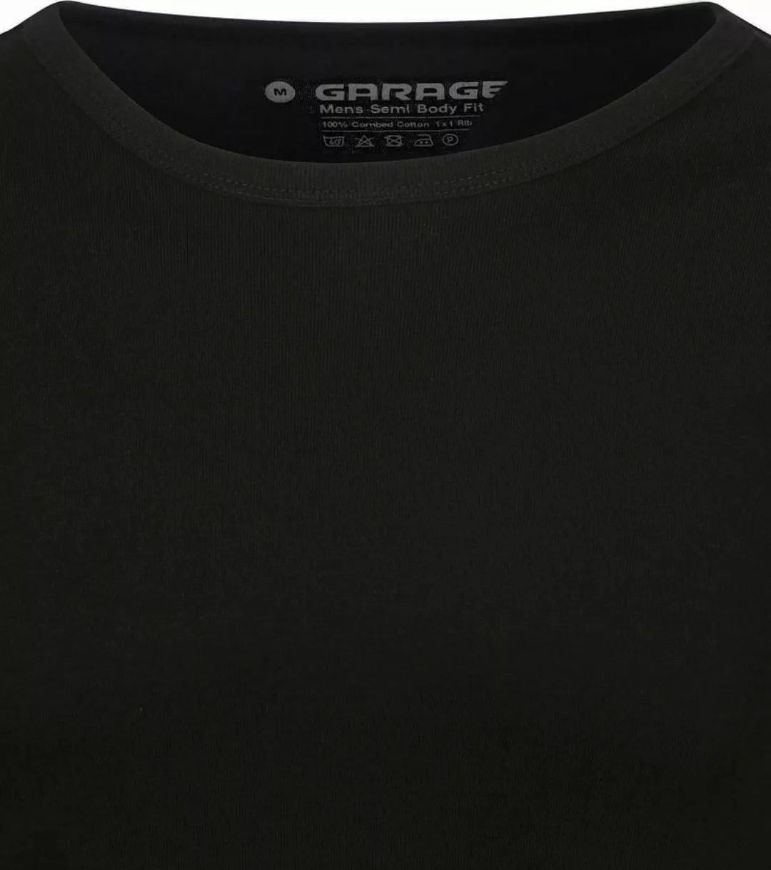 Garage Basic T-shirt Longsleeve Schwarz - Größe XL günstig online kaufen