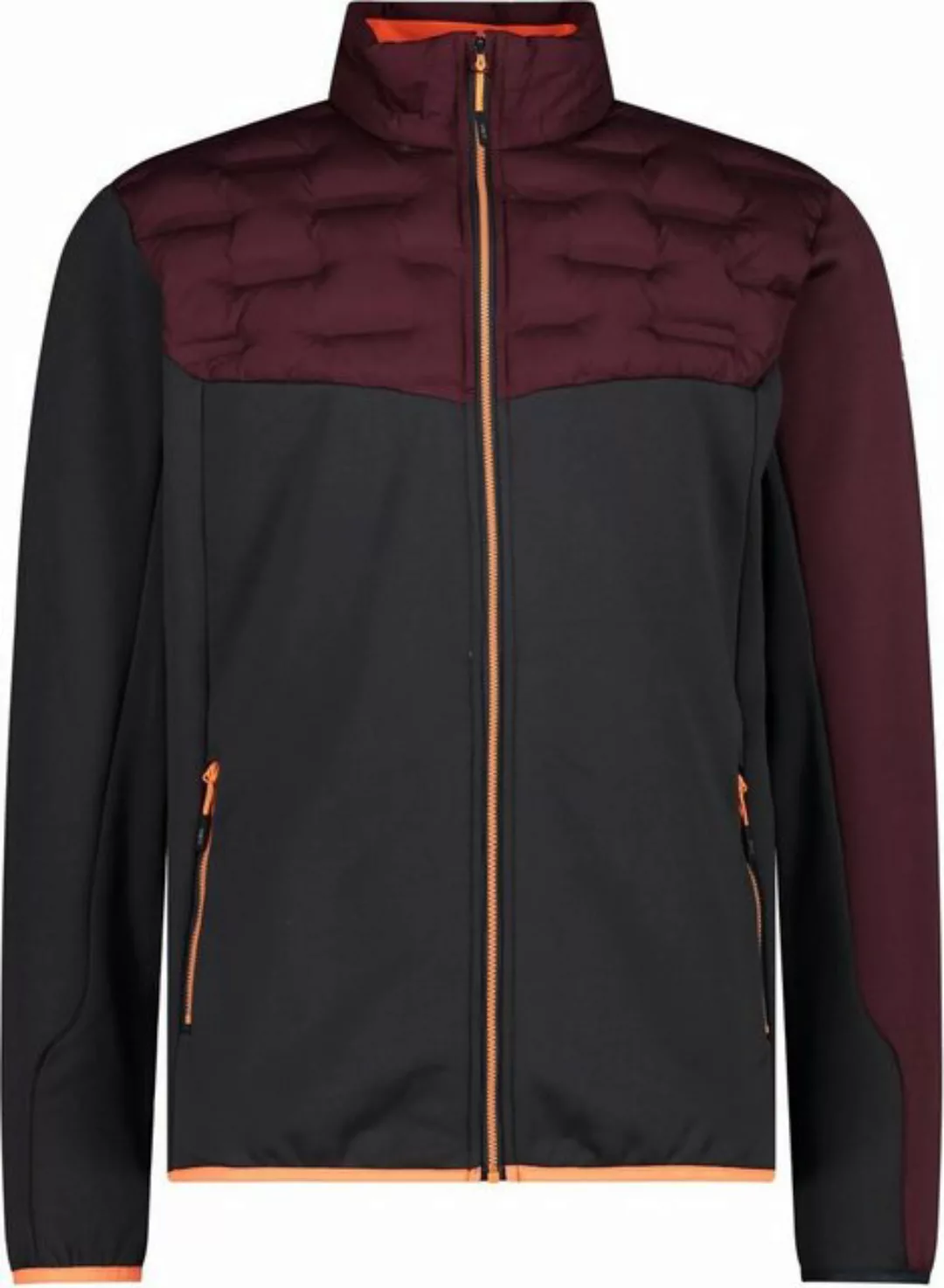 CMP Outdoorjacke MAN HYBRID JACKET ANTRACITE-BURGUNDY günstig online kaufen