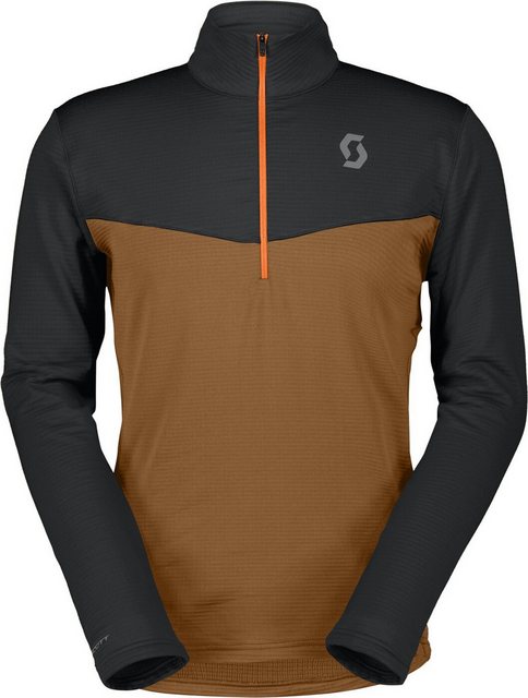 Scott Stehkragenpullover SCO Pullover M's Defined Light black/bread brown günstig online kaufen