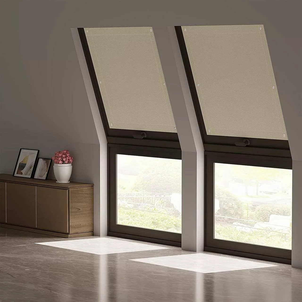 Dachfensterrollo, Woltu, 1x Thermorollo Dachfenster ohne günstig online kaufen
