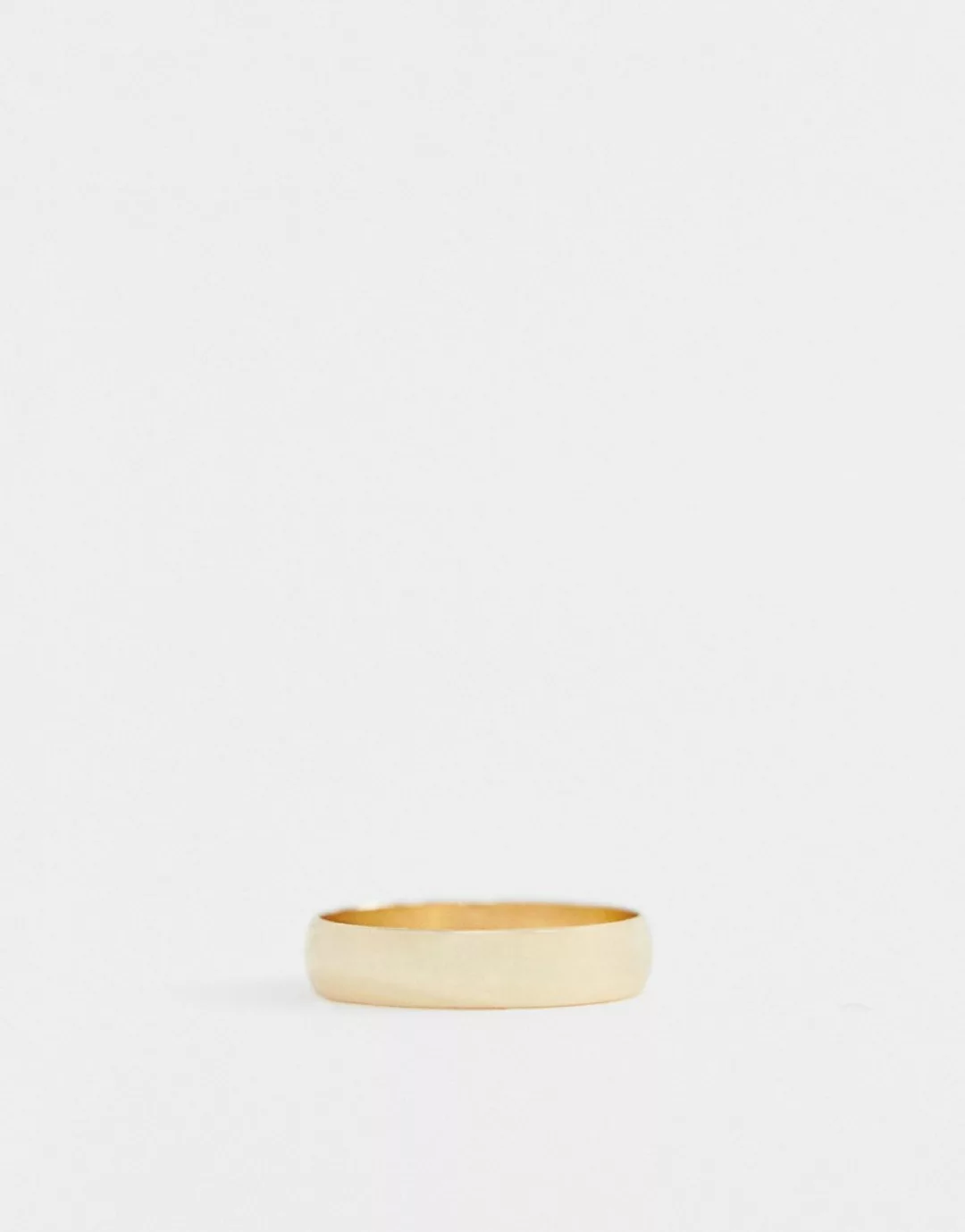 ASOS DESIGN – Goldener Ring mit minimalistischem Design günstig online kaufen