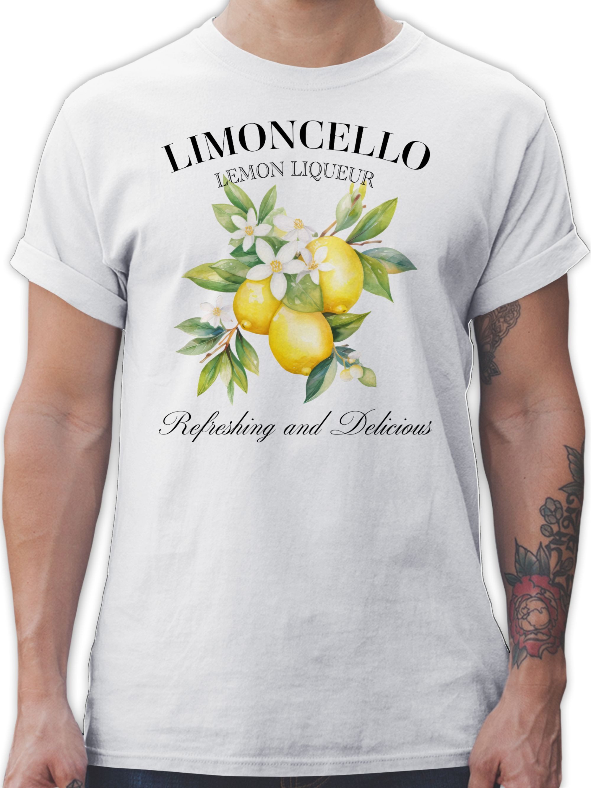 Shirtracer T-Shirt Limoncello Refreshing and Delicious günstig online kaufen