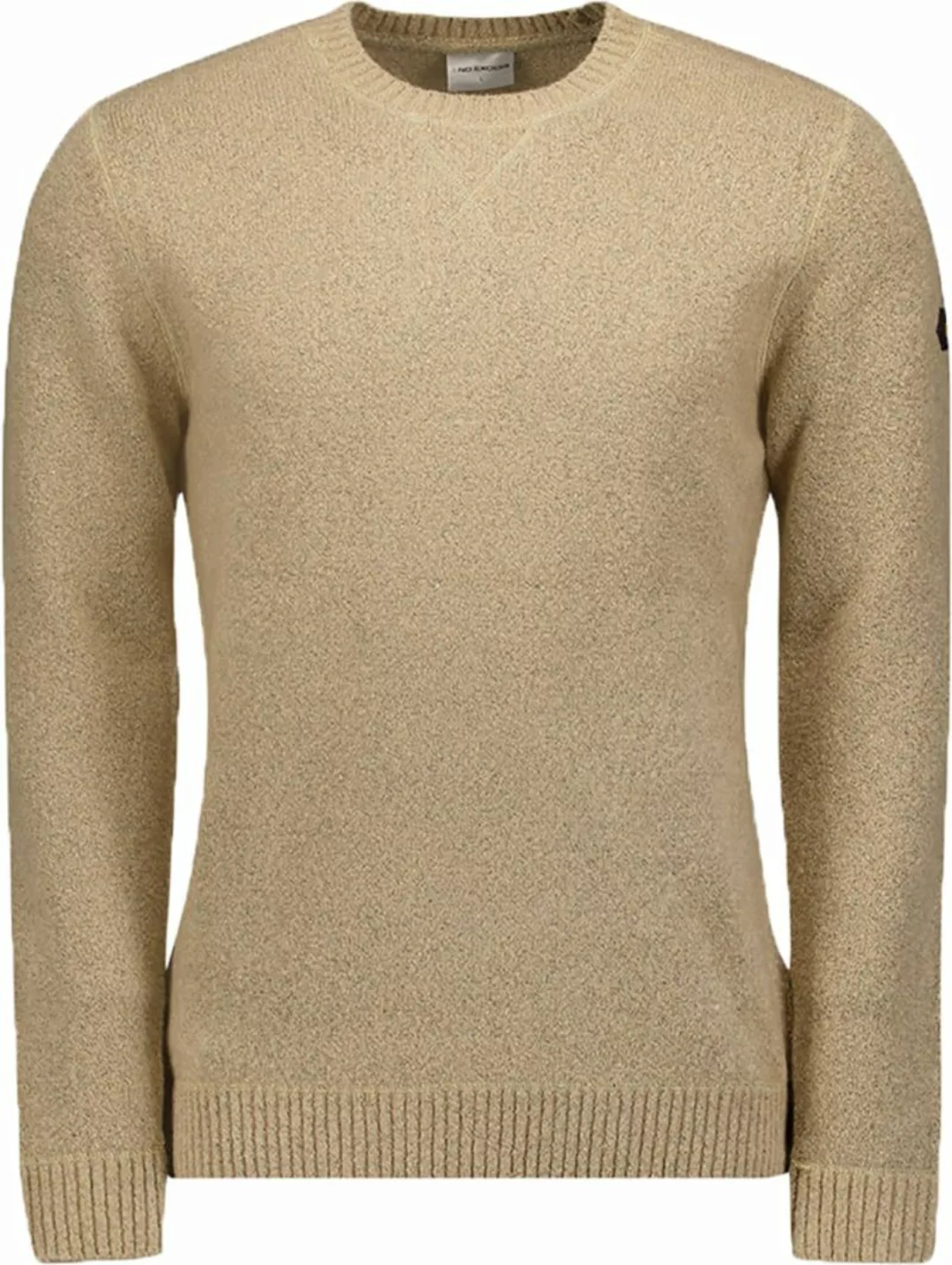 No Excess Pullover Melange Beige - Größe XL günstig online kaufen