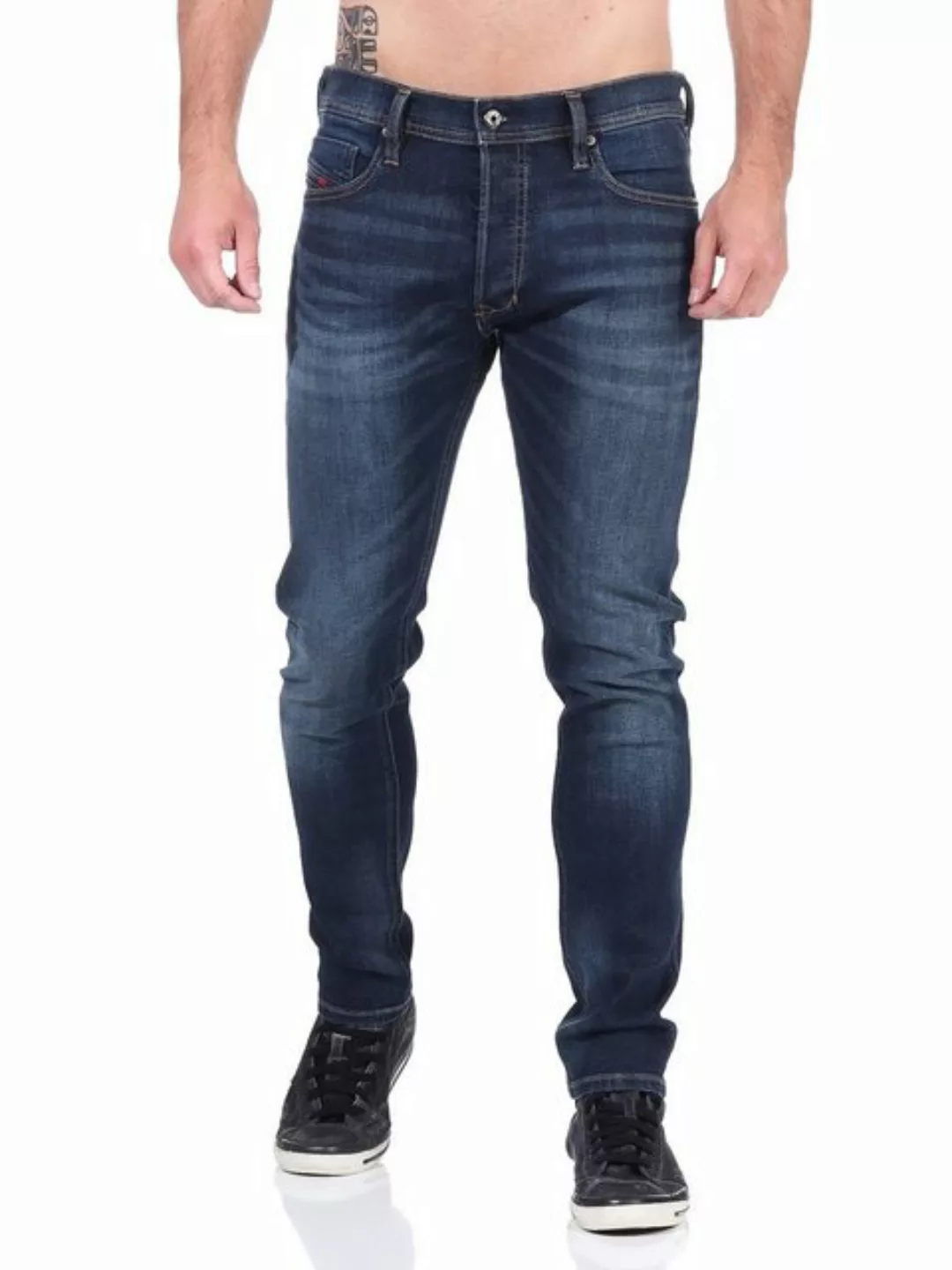 Diesel Tapered-fit-Jeans Diesel Herren Jeans Tepphar RFE03 5-Pocket-Style günstig online kaufen