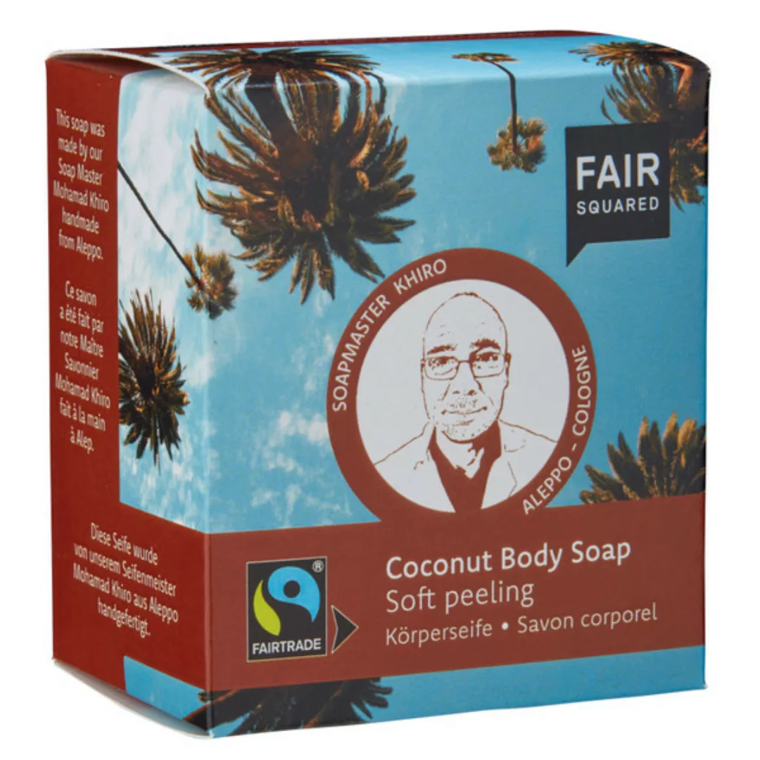 Fair Squared Coconut Body Soap Peeling günstig online kaufen