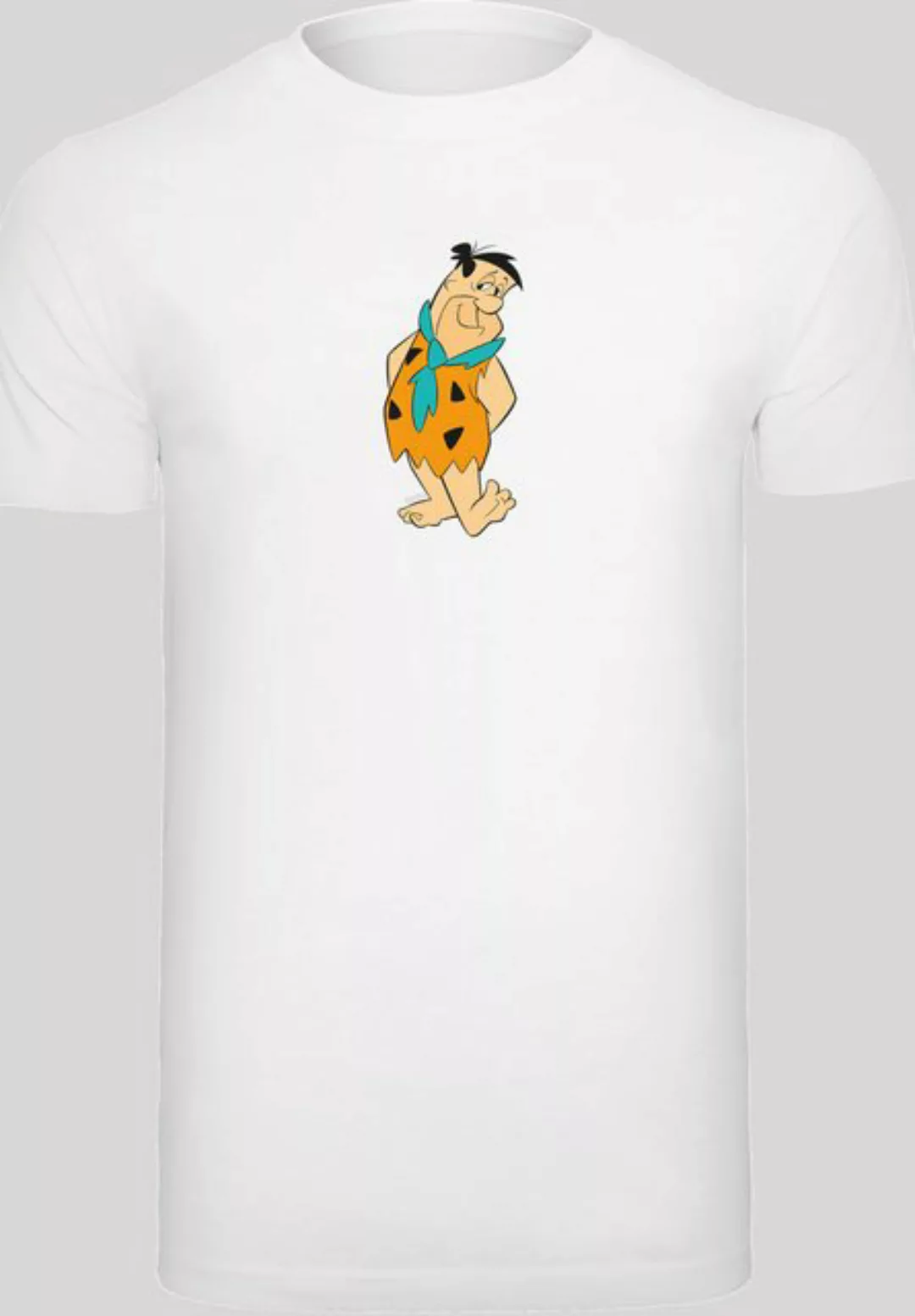 F4NT4STIC Kurzarmshirt F4NT4STIC Herren Fred Flintstone Kick with T-Shirt R günstig online kaufen