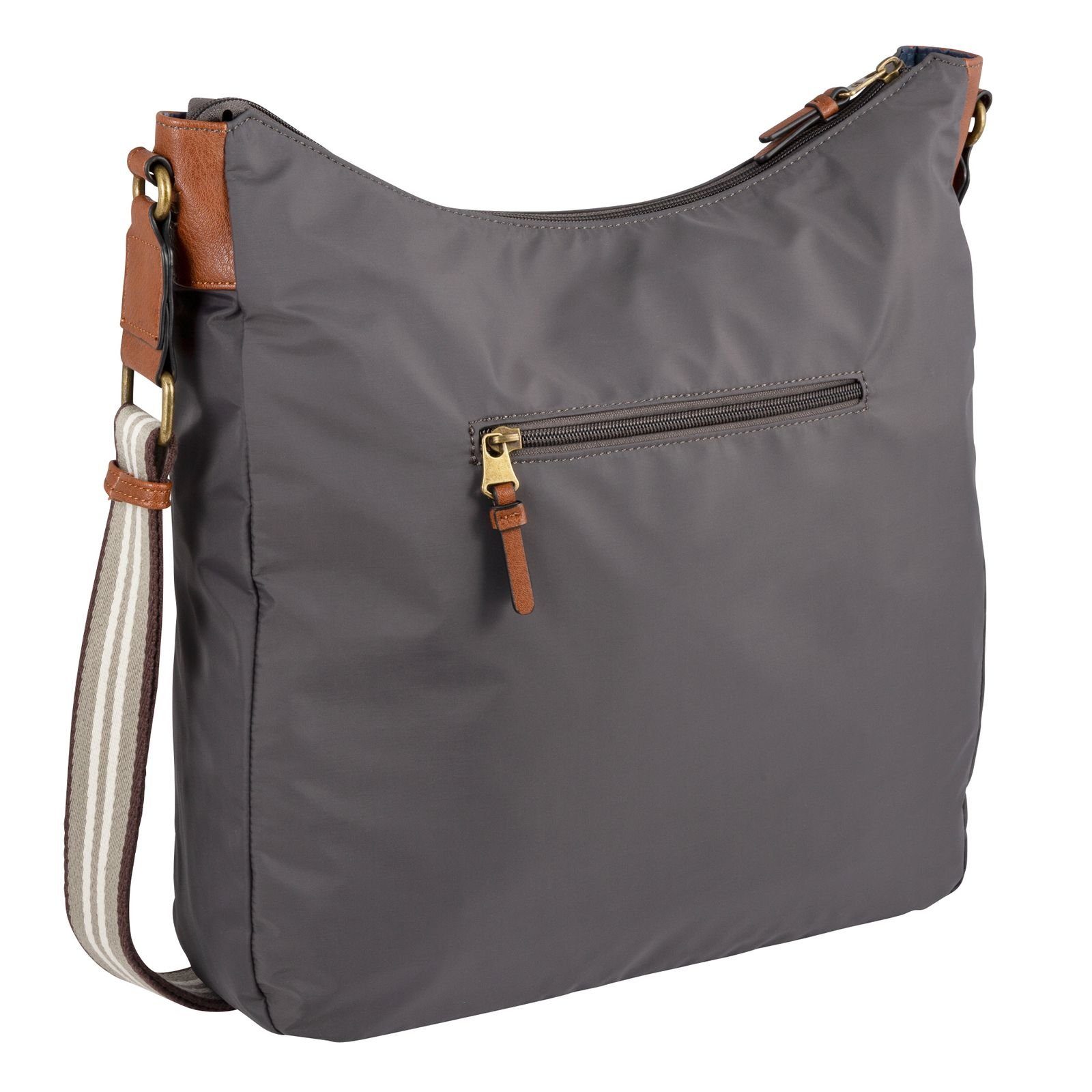 camel active Hobo "Bari", aus hochwertigem matten Nylon mit gestreiftem Gew günstig online kaufen