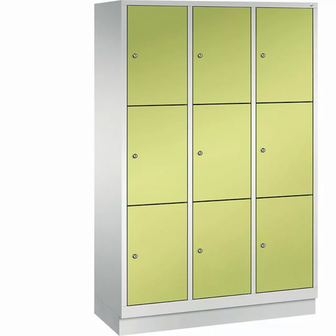 C+P Garderobenschrank Breite: 1200 mm x Tiefe: 500 mm x Höhe: 1800 mm licht günstig online kaufen