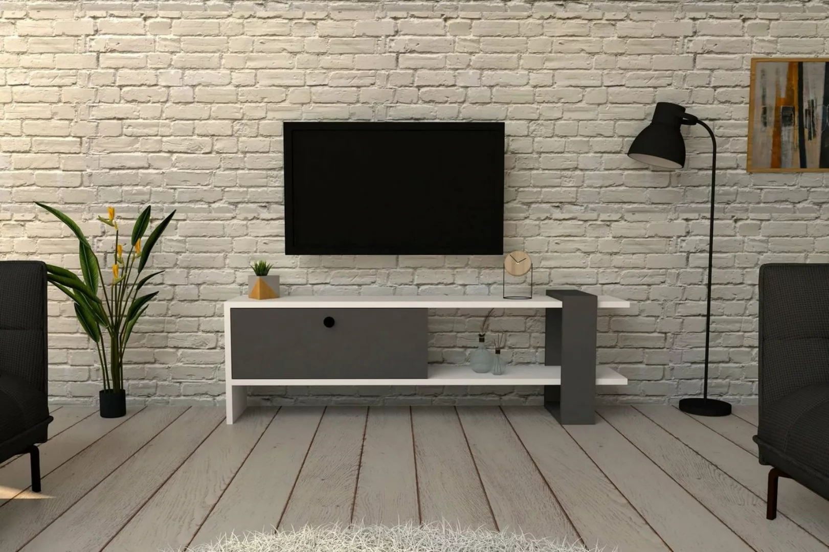Skye Decor TV-Schrank Schränke, 36,8x120x25 cm, 100% Melaminbeschichtete Pa günstig online kaufen