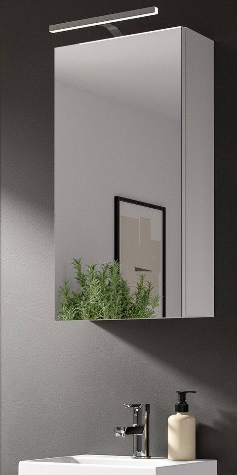 Inn.Furn Badezimmerspiegelschrank Larik (Badspiegel in weiß, 1-türig, 38 x günstig online kaufen