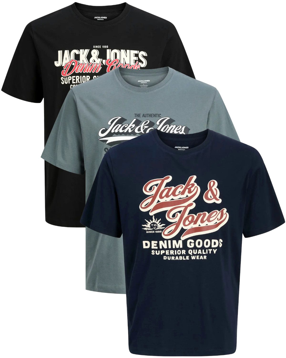 Jack & Jones Print-Shirt stilvolle Slim-Fit günstig online kaufen
