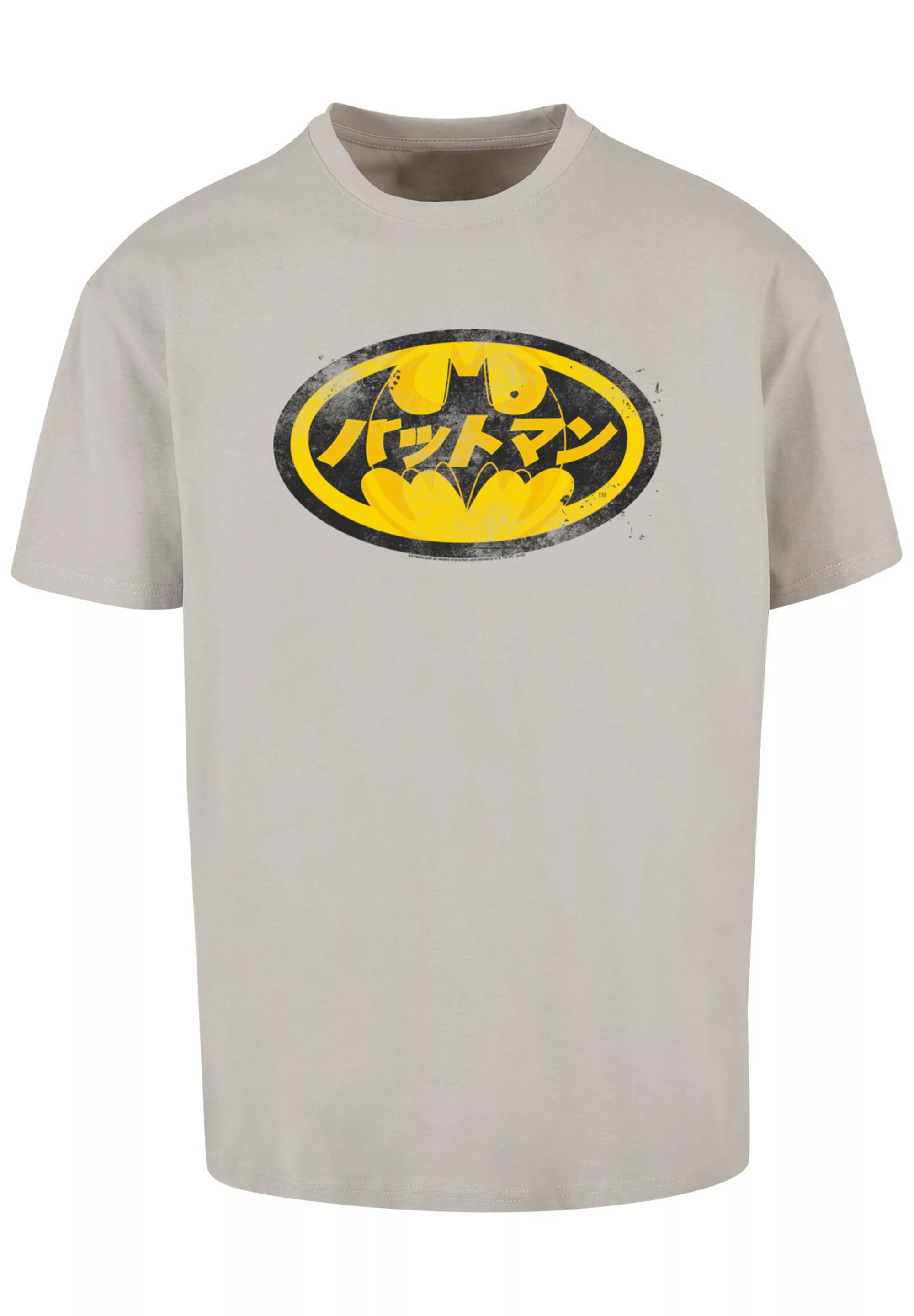 F4NT4STIC T-Shirt "DC Comics Batman Japanese Logo Yellow", Print günstig online kaufen