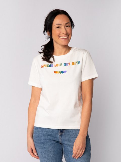 wat? Apparel T-Shirt Spread Love not Hate günstig online kaufen