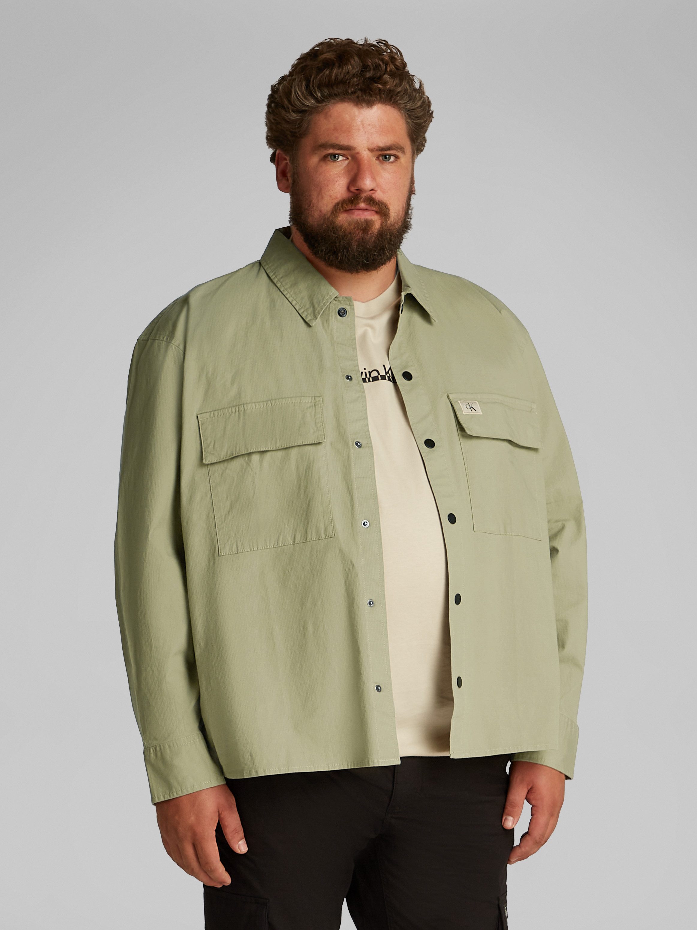Calvin Klein Jeans Plus Langarmhemd PLUS günstig online kaufen