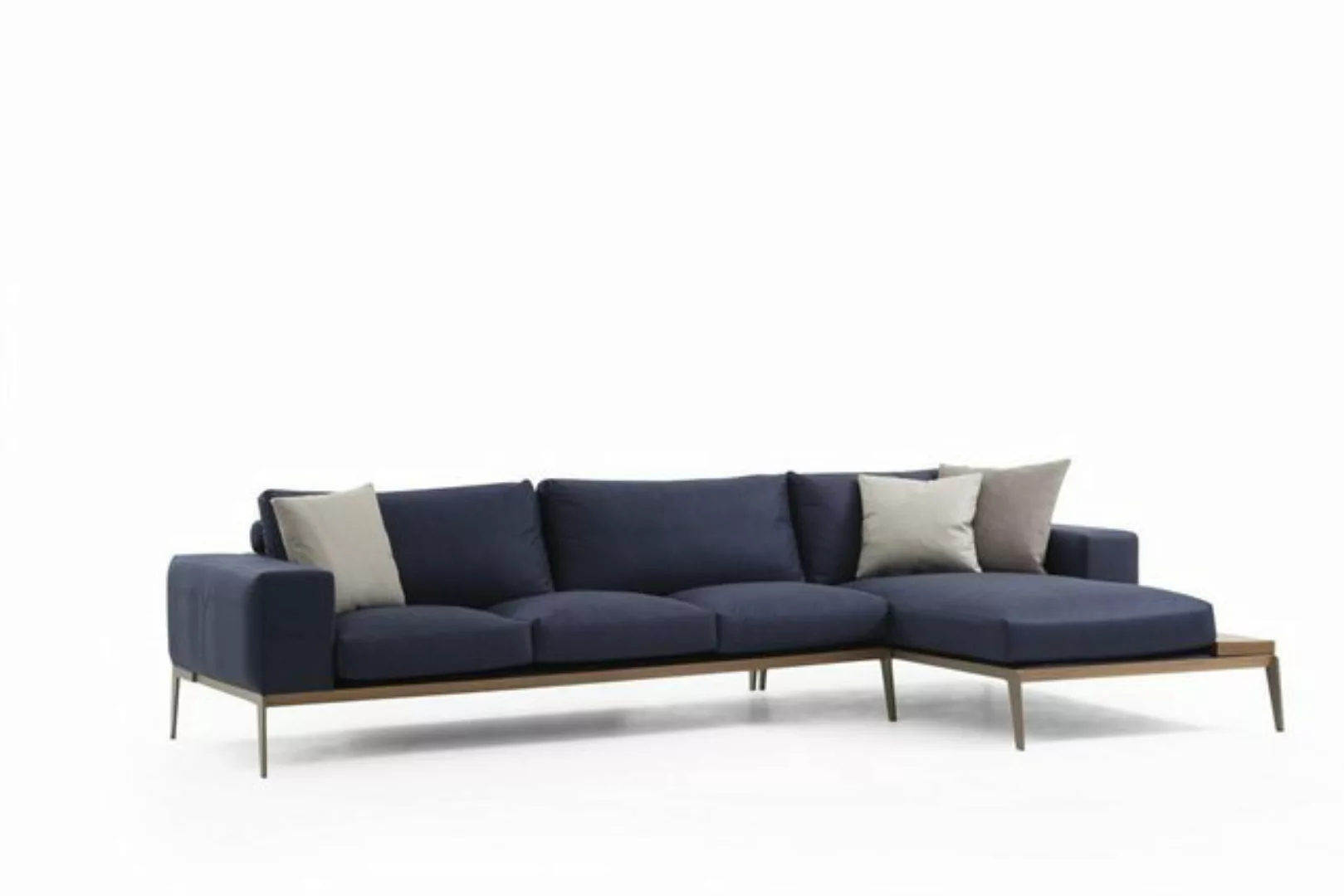 JVmoebel Ecksofa Ecksofa L-Form Sofa Wohnzimmer Grau Modern Stoff Sofas Sit günstig online kaufen