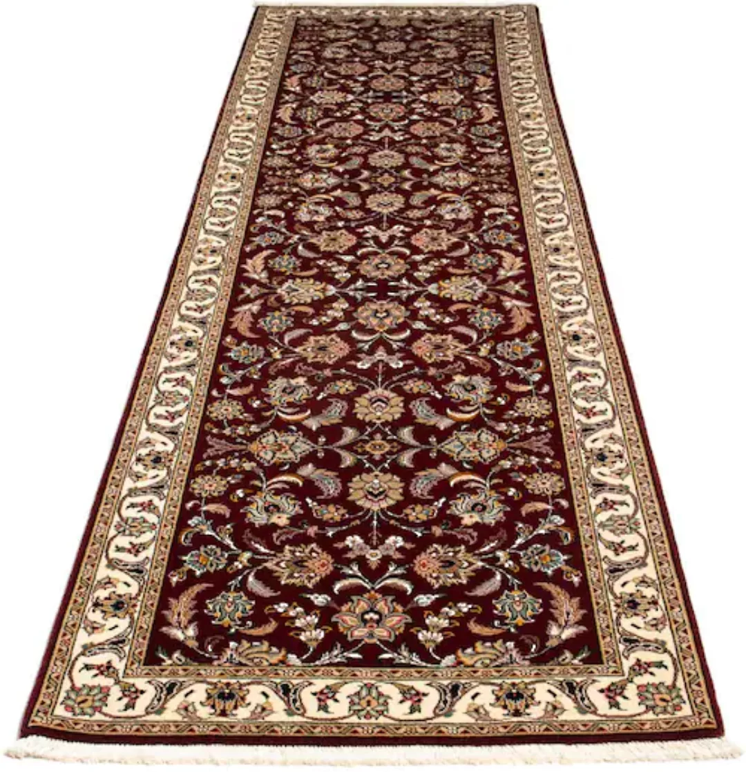morgenland Orientteppich »Perser - Täbriz - Royal - 315 x 88 cm - dunkelrot günstig online kaufen