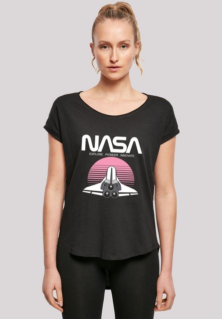 F4NT4STIC T-Shirt "Long Cut T-Shirt NASA Space Shuttle Sunset", Damen,Premi günstig online kaufen