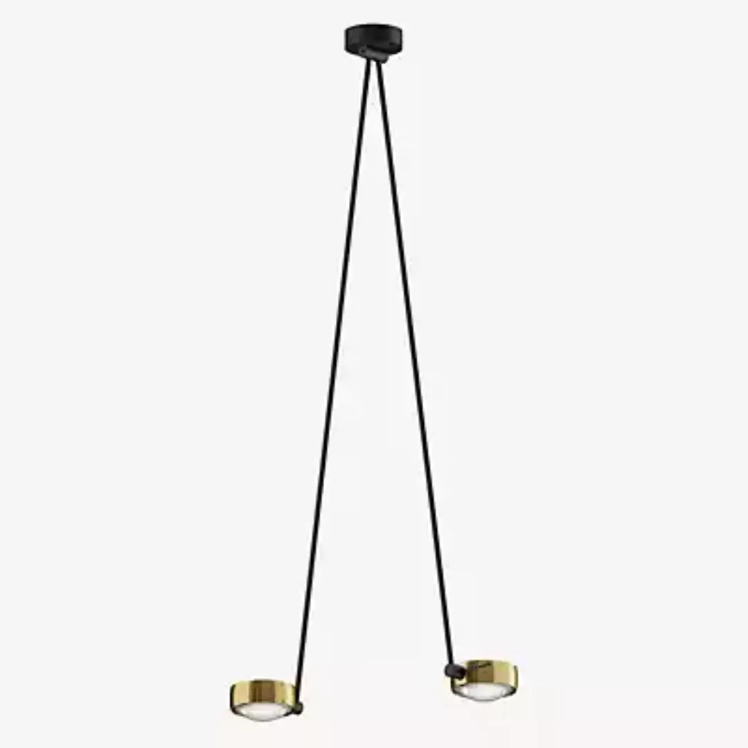 Occhio Sento Soffitto Due 125 Up E Deckenleuchte LED 2-flammig, Kopf bronze günstig online kaufen