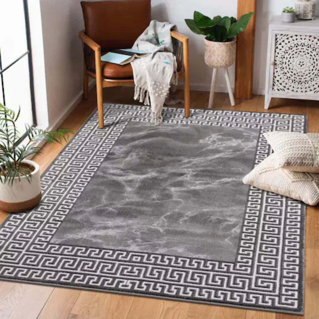 Carpet City Teppich »Chic«, rechteckig, Kurzflor, Bordüre, Weicher Flor, id günstig online kaufen