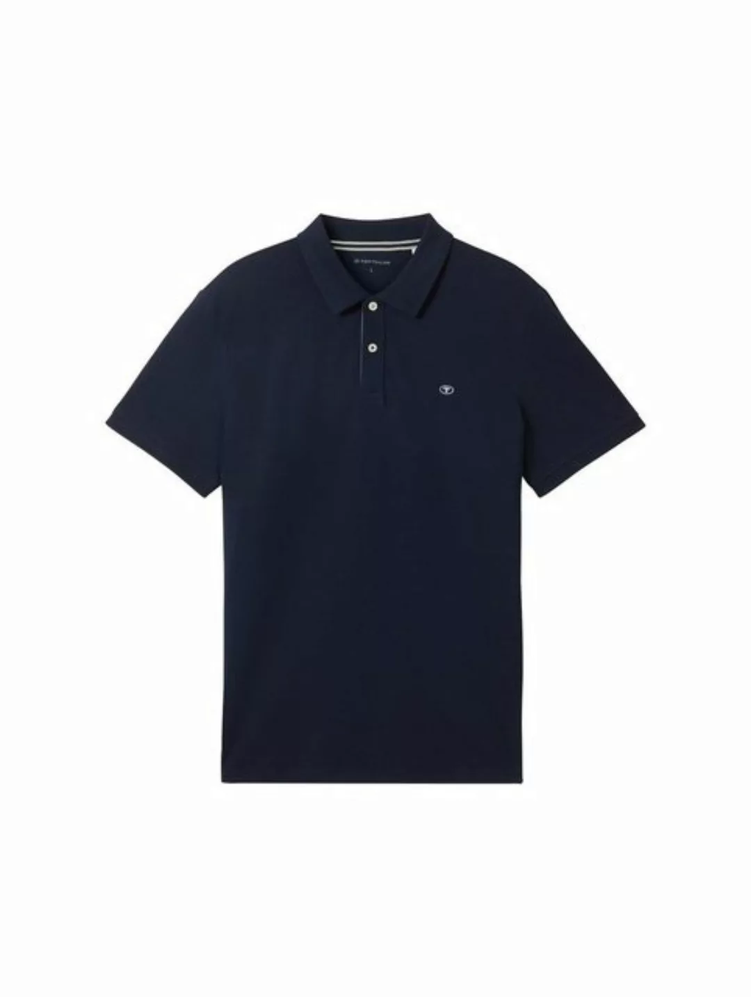 TOM TAILOR Poloshirt mit Knopfleiste und Logo günstig online kaufen