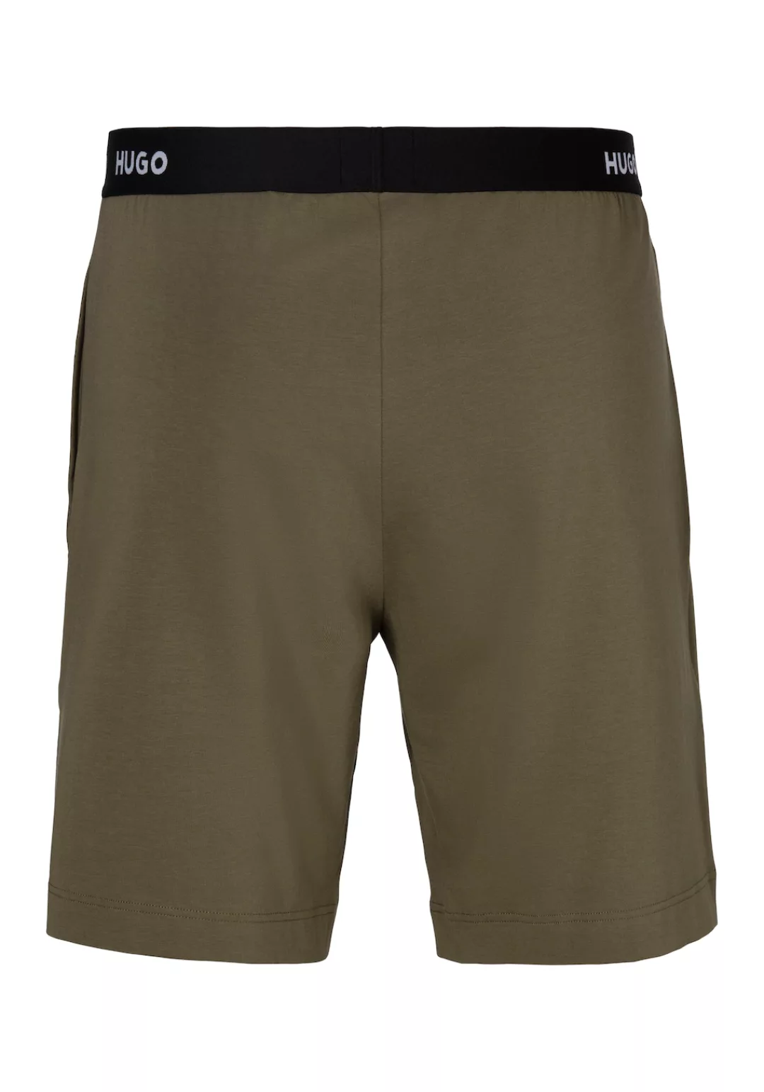 HUGO Pyjamahose Linked Shorts mit Logobund günstig online kaufen