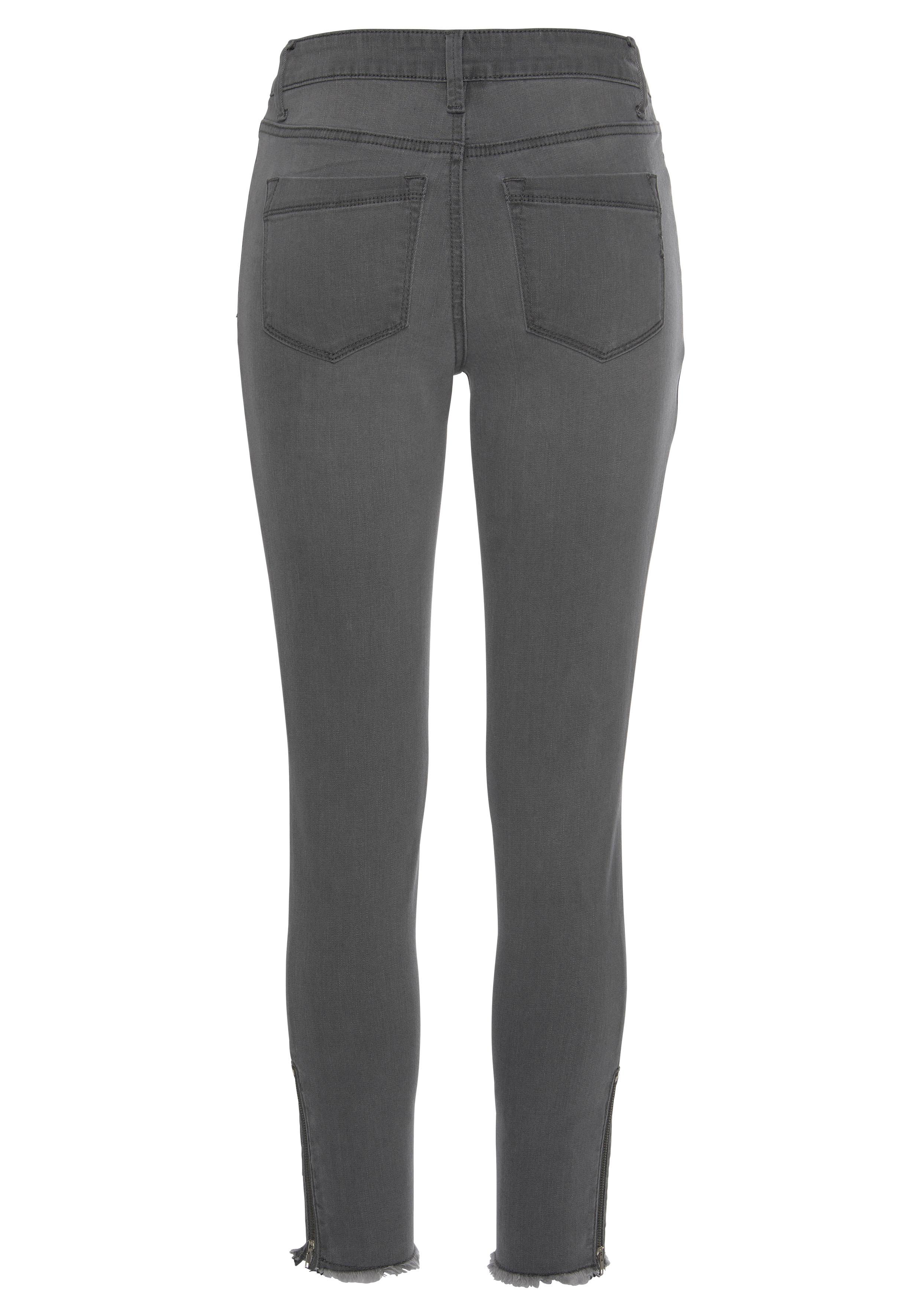 LASCANA 7/8-Jeggings mit Blätterdruck günstig online kaufen