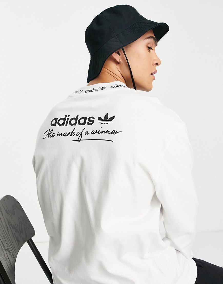 adidas Originals – Trefoil Linear – Hochwertiges, langärmliges Oberteil in günstig online kaufen